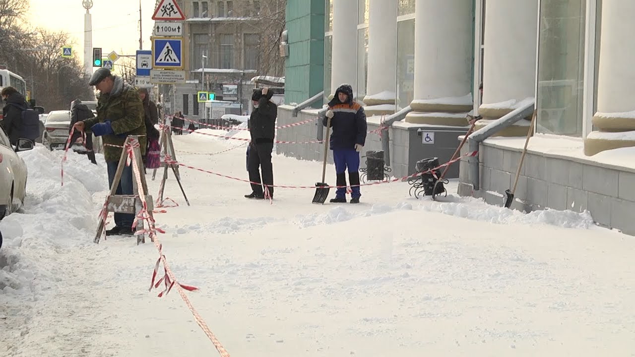 Репортаж. Снежный город