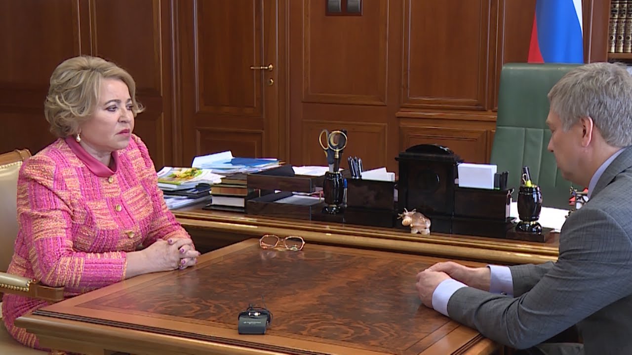 Поговорили про Ульяновскую область. Алексей Русских встретился со спикером СФ Валентиной Матвиенко