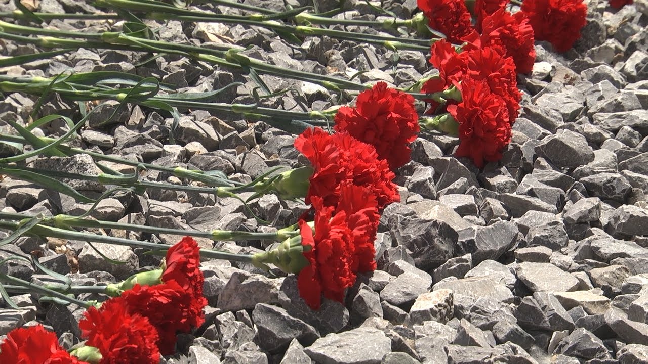 Ровно в 12:15. Общероссийская минута молчания прошла в Ульяновске на площади старого вокзала