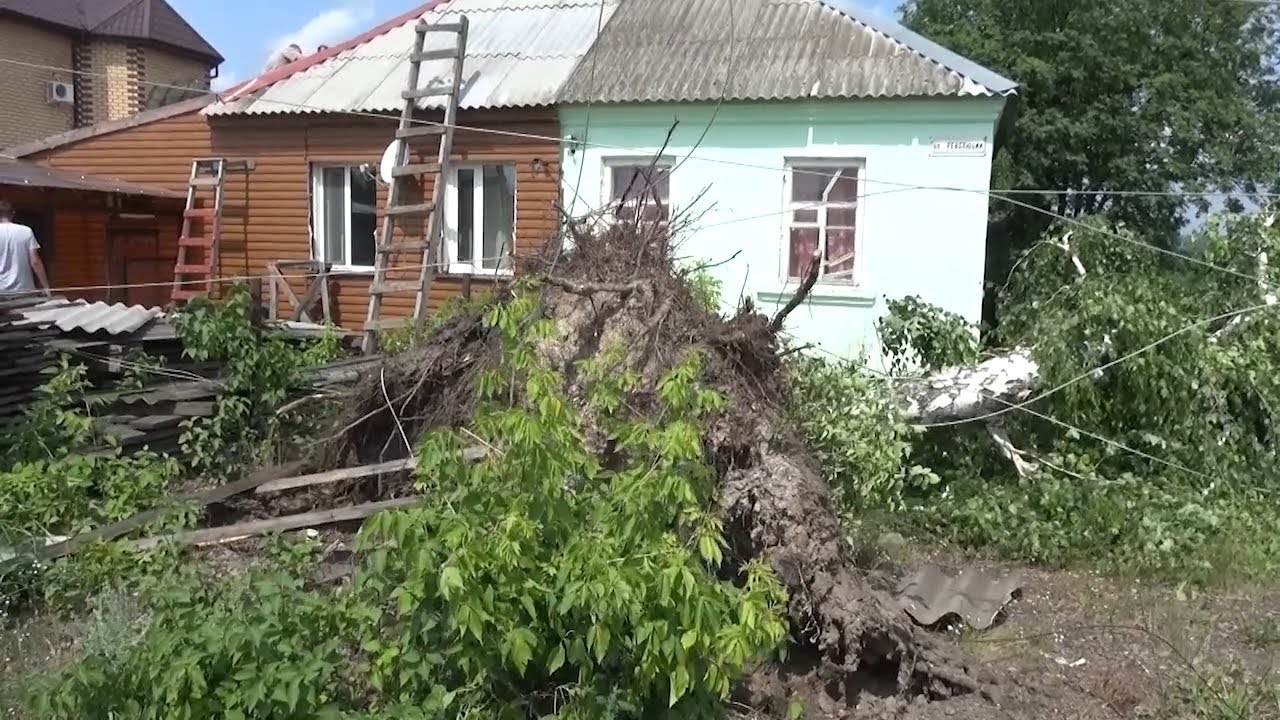 Стихия и её последствия. Великая жара закончилась большим ураганом в Инзенском районе