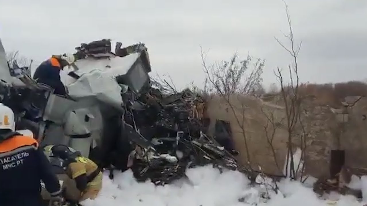 В Татарстане упал самолет