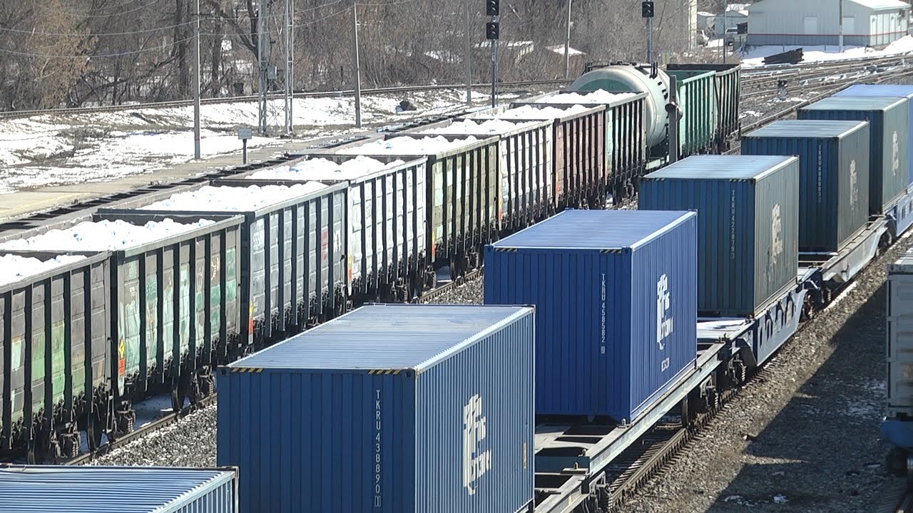 Транспортный узел. В Ульяновск прибыл прямой контейнерный поезд из китайской провинции Чэнду