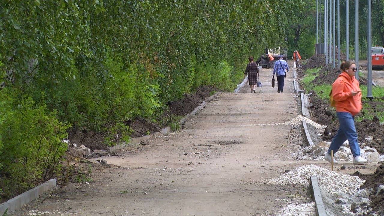 Новый сквер в Заволжском районе